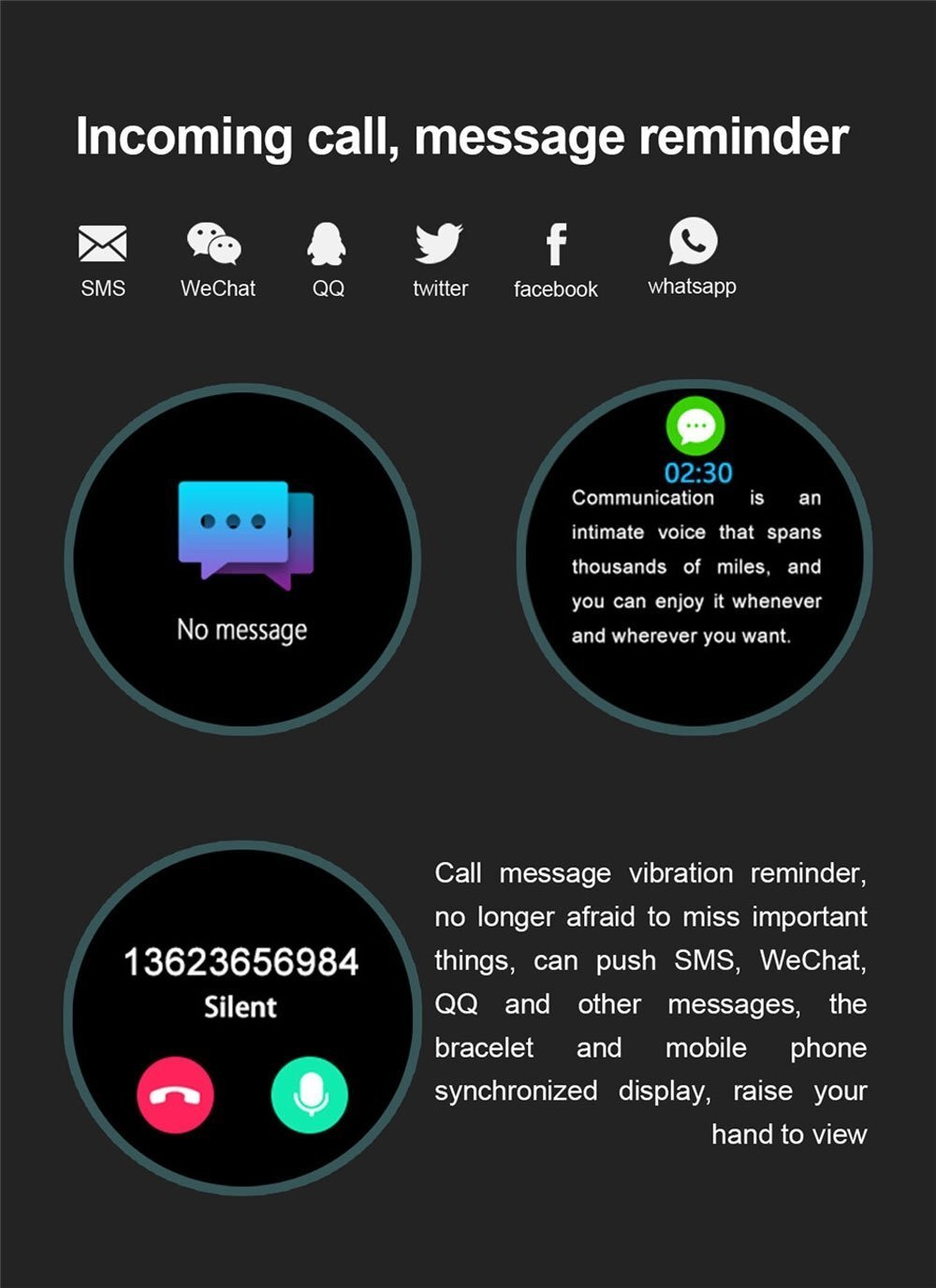 intelligent bluetooth smartwatch